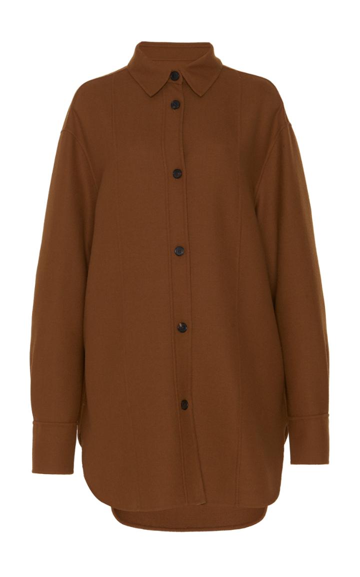 Joseph Judi Wool Blend Button-down Shirt