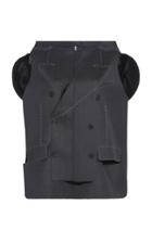 Maison Margiela Mohair-blend Blazer Top