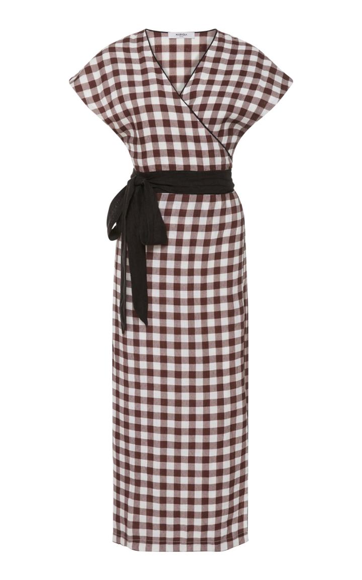 Marysia Swim Coopers Gingham Linen Dress