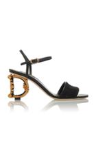 Dolce & Gabbana Baroque-heel Lurex Sandals