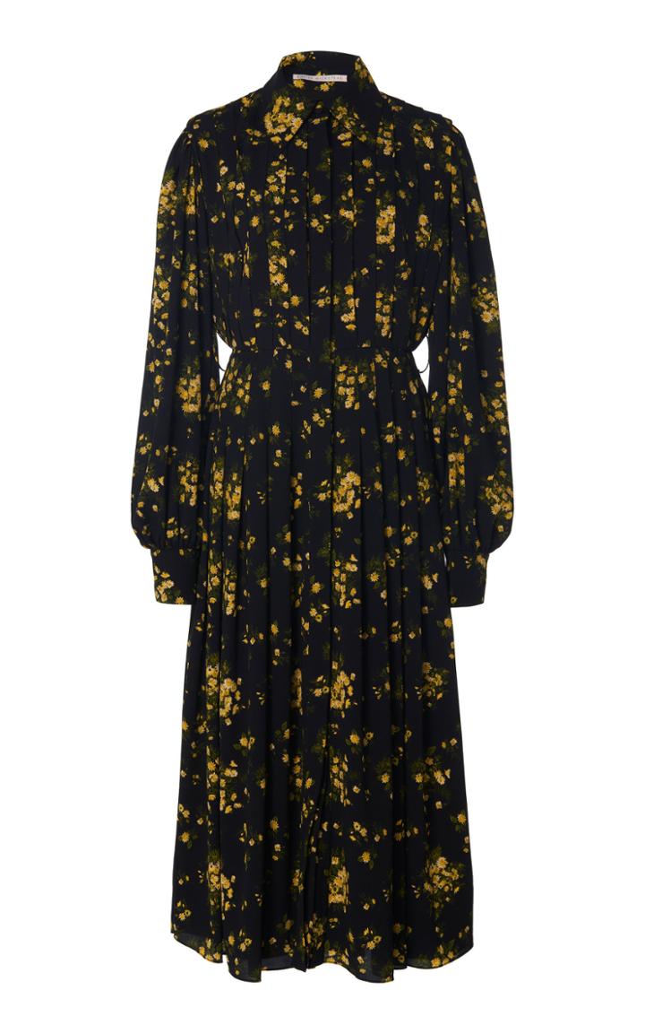 Emilia Wickstead Anatola Floral-patterned Midi Dress