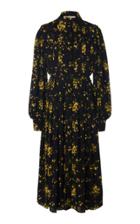 Emilia Wickstead Anatola Floral-patterned Midi Dress