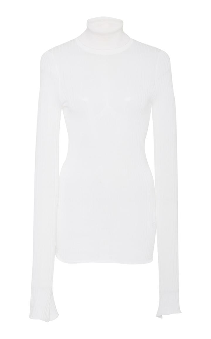 Victoria Beckham Sheer Rib Top