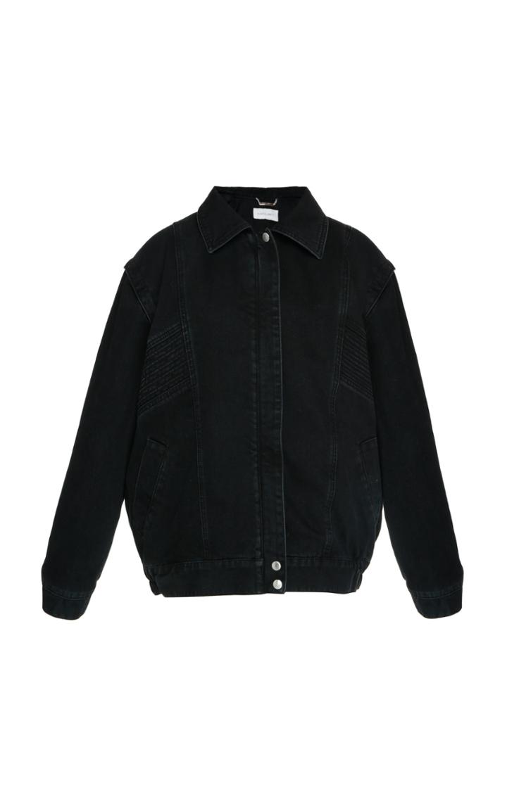 Alberta Ferretti Detachable Sleeve Denim Jacket