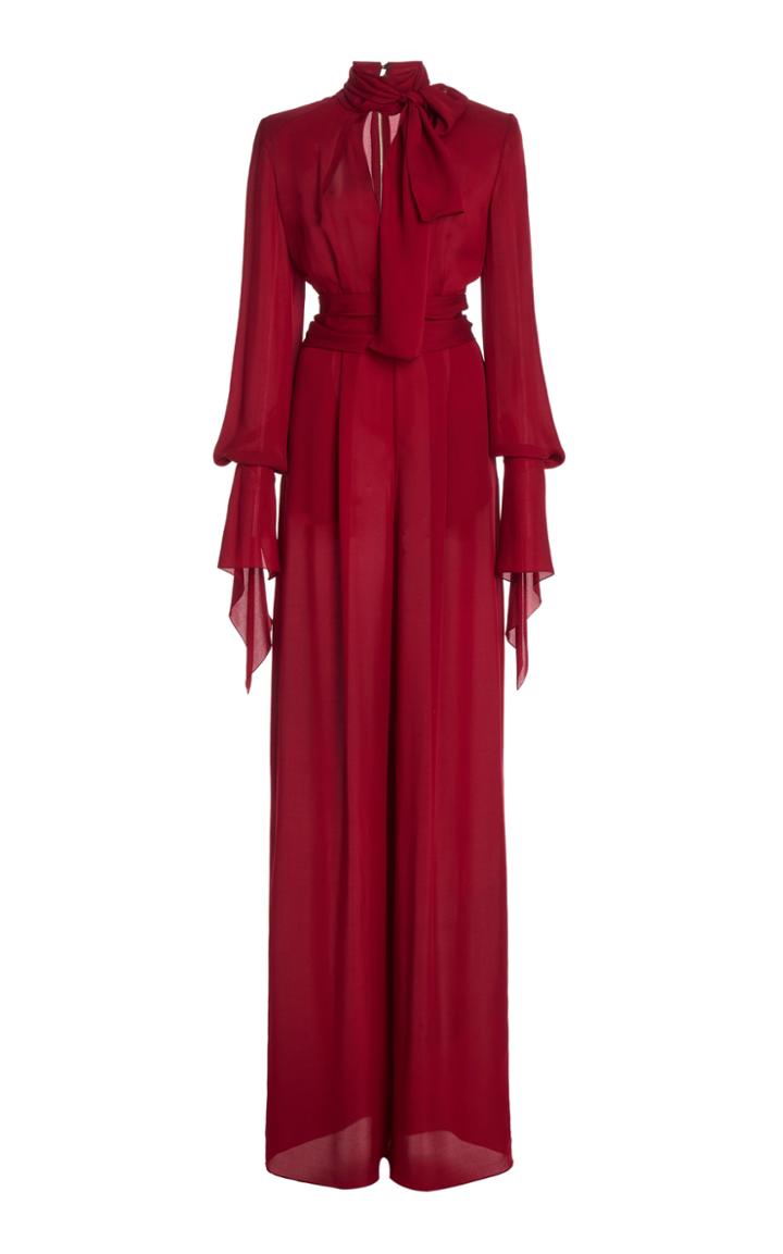 Moda Operandi Roland Mouret Sinnott Draped Silk Jumpsuit