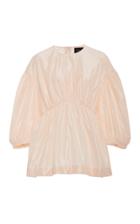 Simone Rocha Ruched Taffeta Top