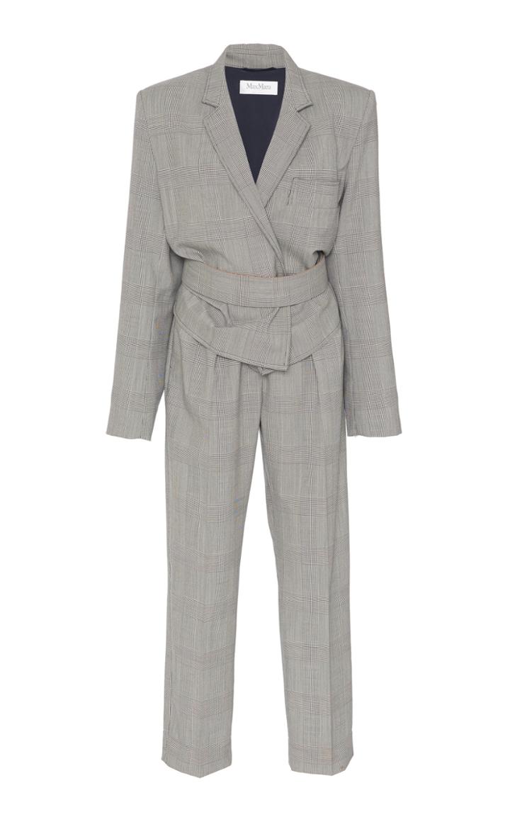 Max Mara Corone Wool Jumpsuit