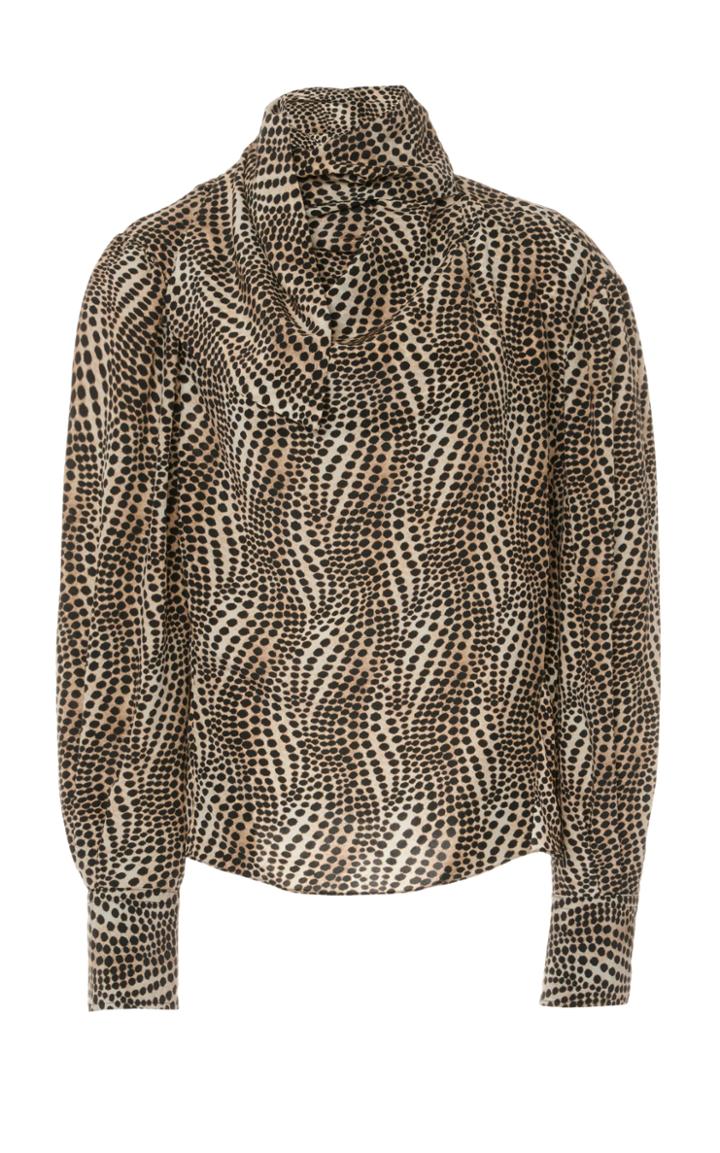 Moda Operandi Isabel Marant Ilkeith Printed Silk-blend Blouse