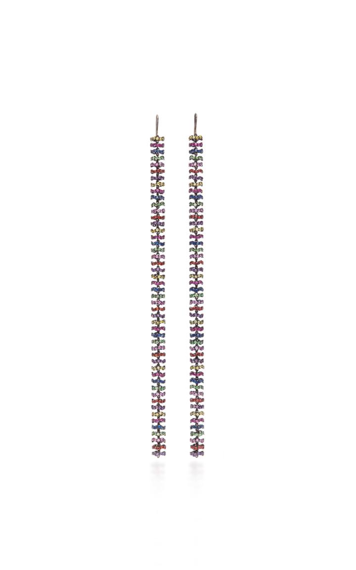 Ofira 18k Black Gold Rainbow Drop Earrings