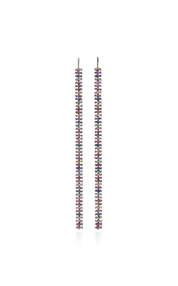 Ofira 18k Black Gold Rainbow Drop Earrings