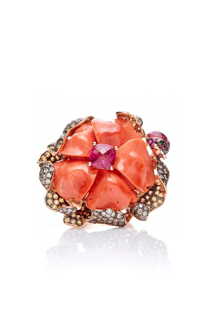 Wendy Yue Coral Flower Ring