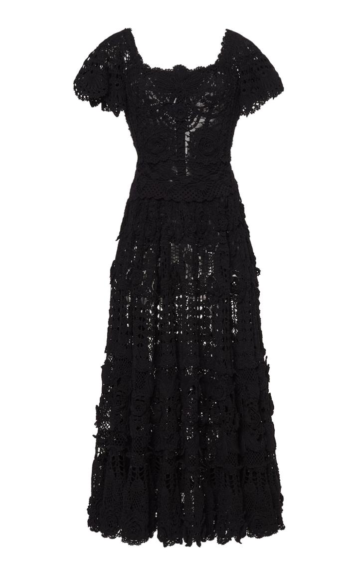Dolce & Gabbana Handmade Crochet Midi Dress
