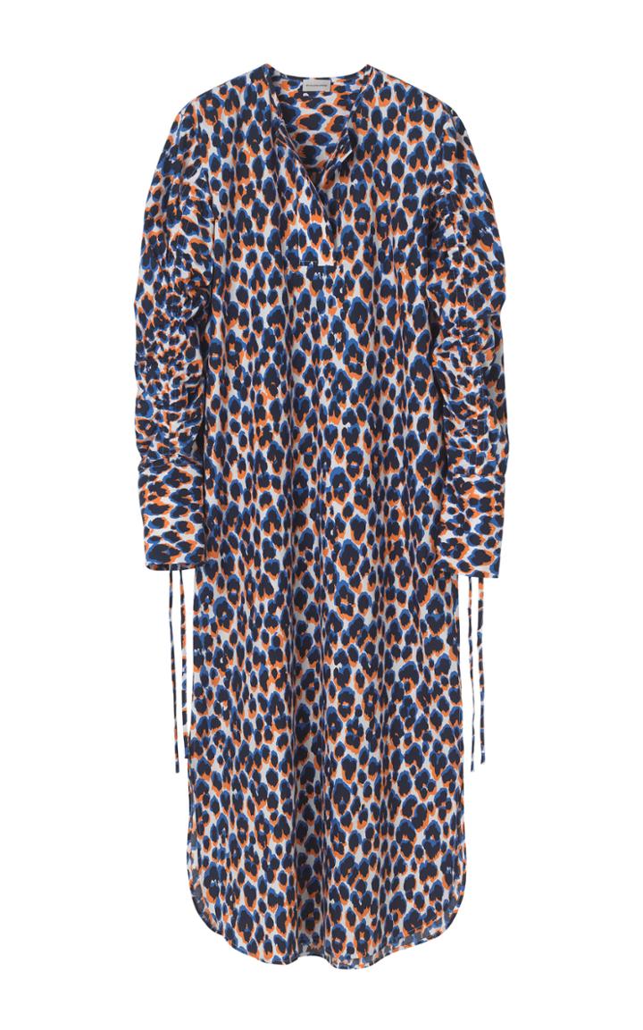 By Malene Birger Ditta Cotton Leopard Print Dress
