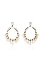 Erickson Beamon Pretty Woman 24k Gold-plated Crystal And Pearl Earrings