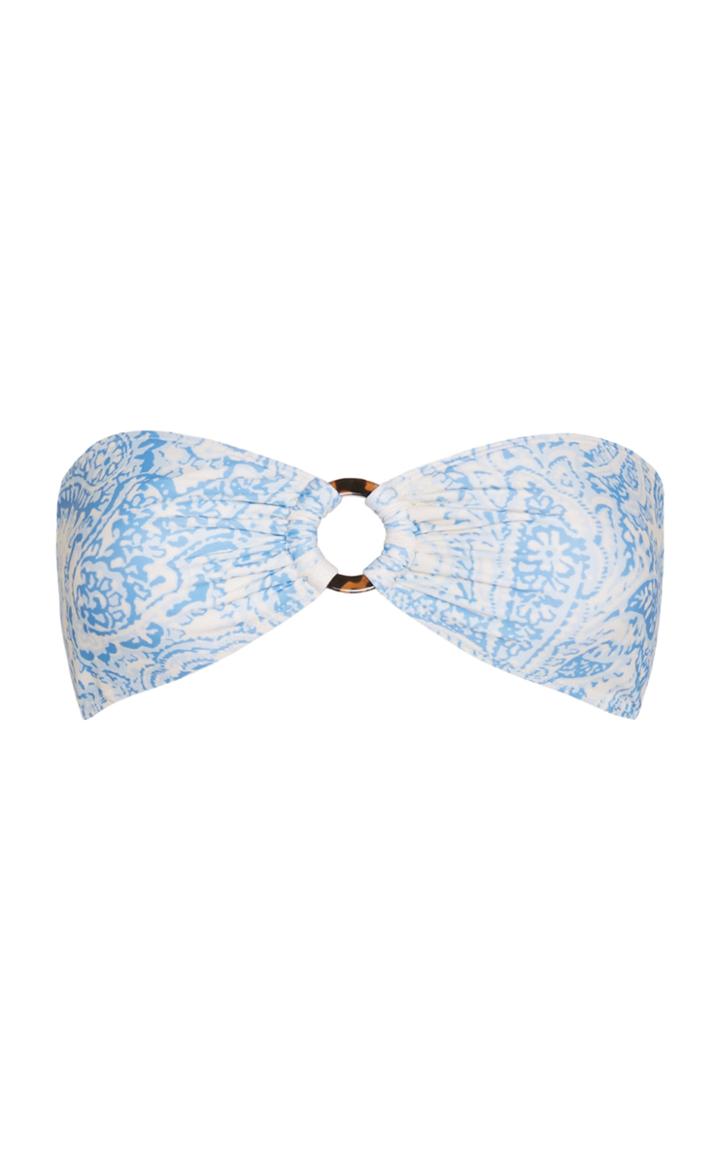 Moda Operandi Faithfull The Brand Malady Printed Bandeau Bikini Top