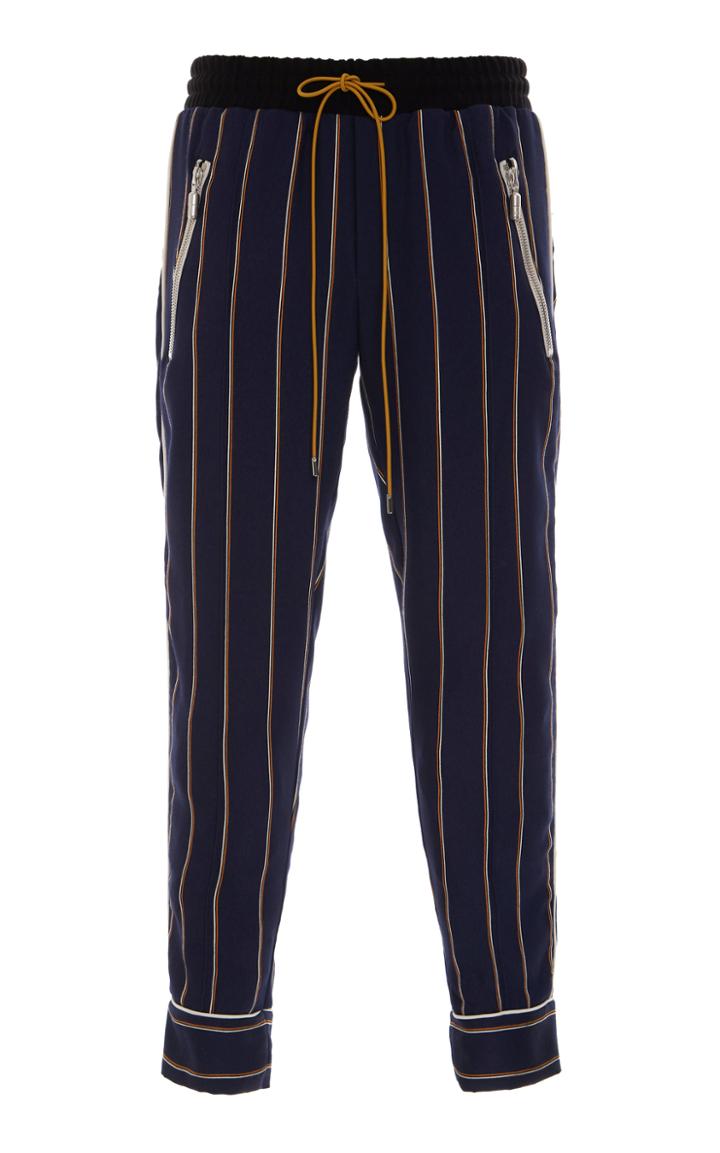 Rhude Pin-striped Twill Smoking Pants