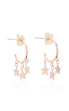 Zo Chicco Itty Bitty Dangling Star Huggie Hoops