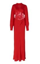 Wynn Hamlyn Bias Tie-dye Printed Maxi Dress