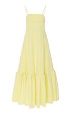 Rosie Assoulin Ruched Cotton Dress