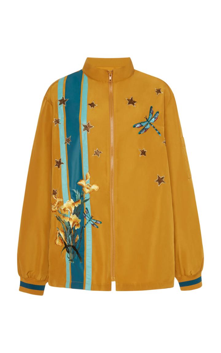 Anna Sui Tropical Twilight Moto Jacket