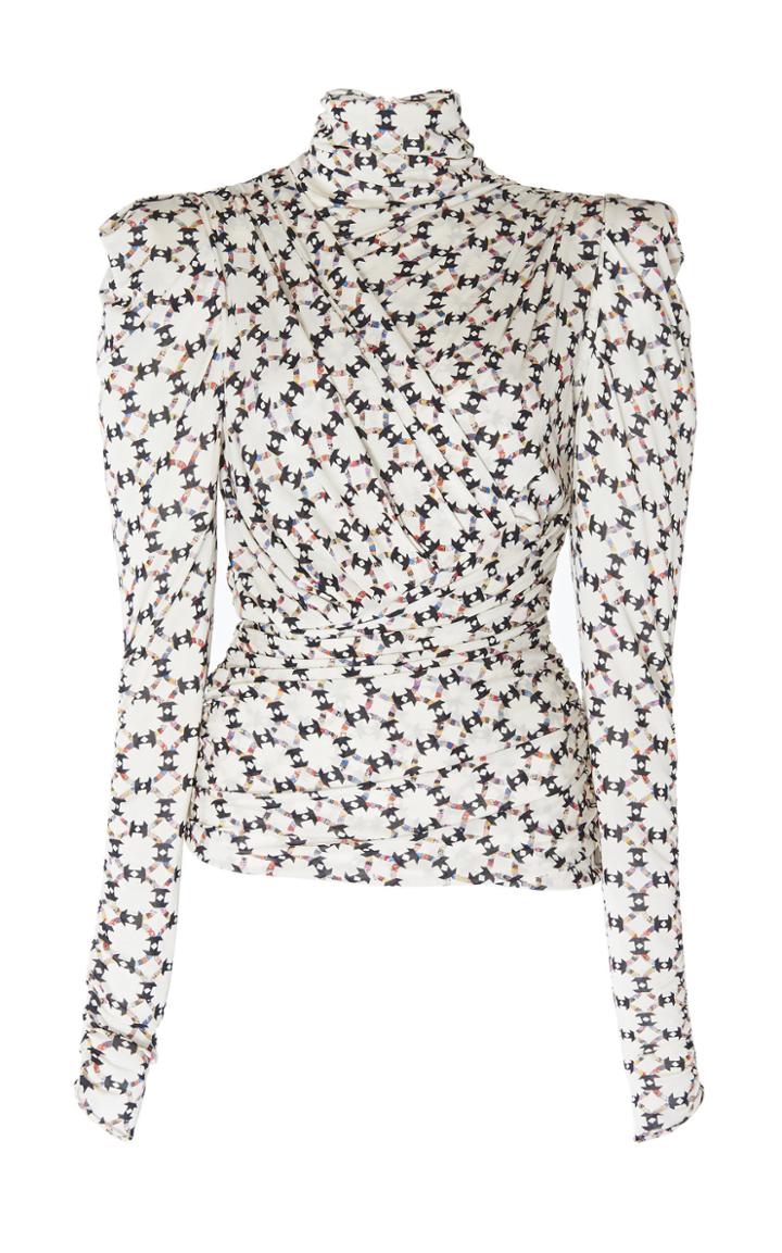Isabel Marant Jalford Printed Jersey Top