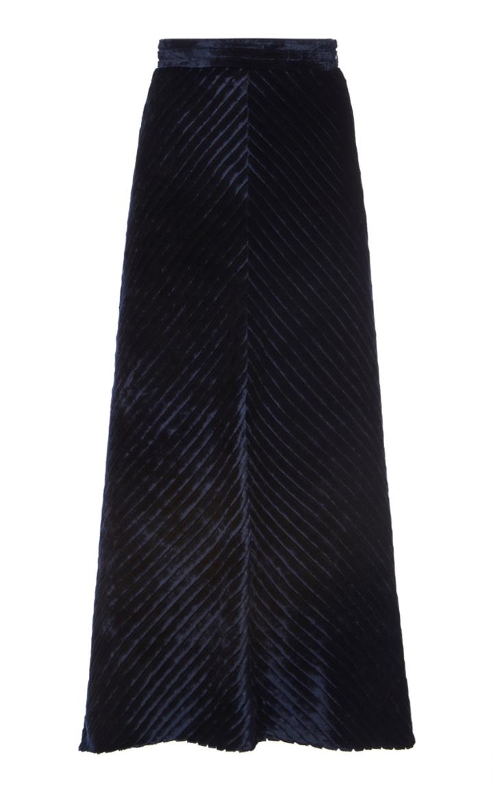 Prada Velvet Midi Skirt