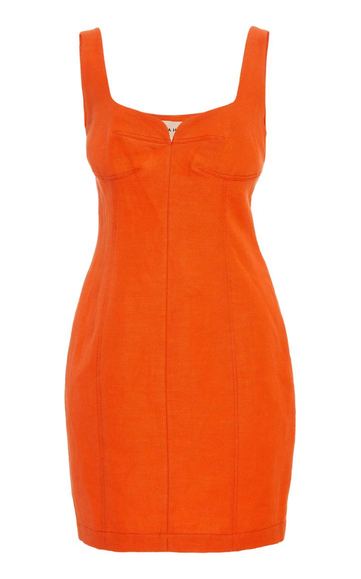 Moda Operandi Mara Hoffman Anita Linen-cotton Mini Dress Size: 00