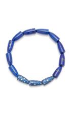 Moda Operandi Vhernier 18k White Gold And Lapis Lazuli Calla Necklace