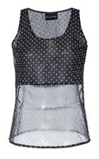 Moda Operandi Rahul Mishra Swiss Dot Tulle Top Size: 38