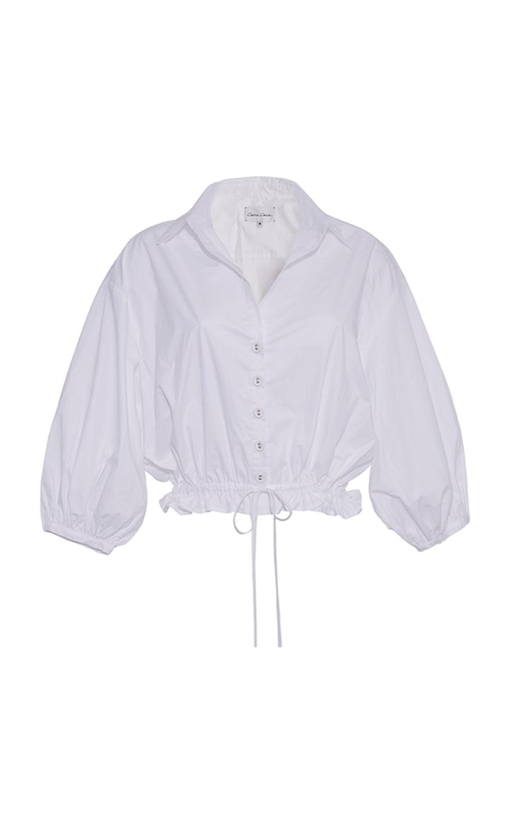Moda Operandi Cara Cara Hutton Cotton Poplin Top