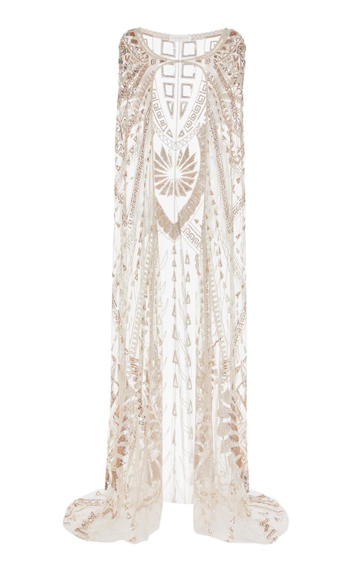 Zuhair Murad Sequin Chiffon Cape