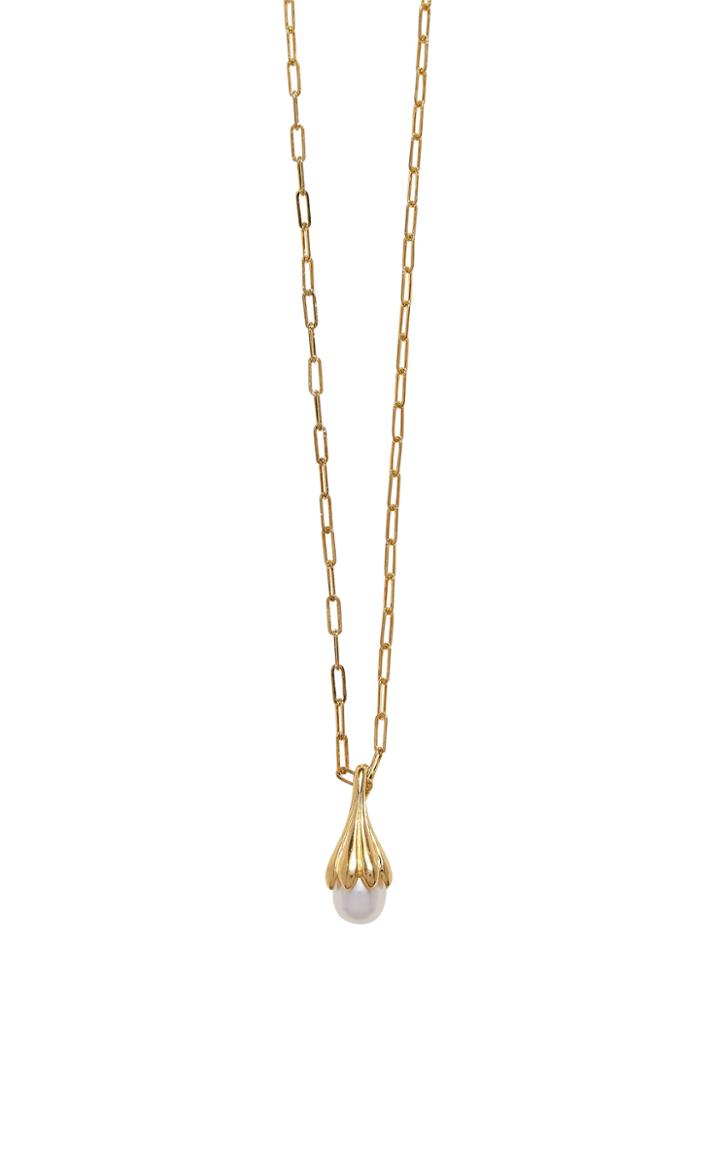 Moda Operandi Pamela Love Anemone Pearl 14k Gold-plated Pendant
