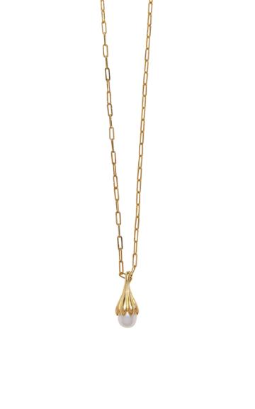 Moda Operandi Pamela Love Anemone Pearl 14k Gold-plated Pendant