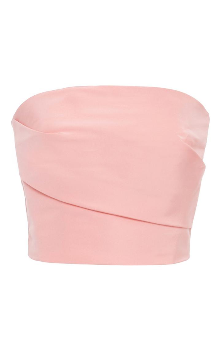 Monique Lhuillier Silk Faille Bodice Top