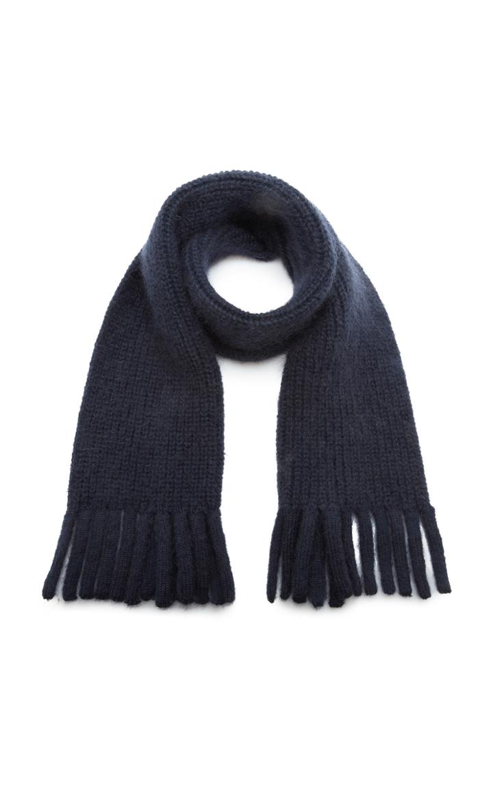 Marc Jacobs Strass Ribbed Wool-cashmere Scarf