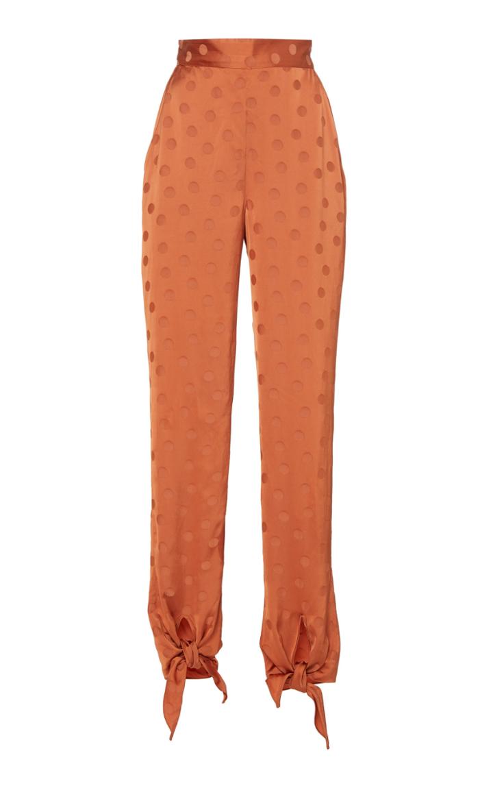 Johanna Ortiz Spicy Tree High-waisted Jacquard Pants