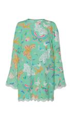 Andrew Gn Butterfly Printed Mini Dress