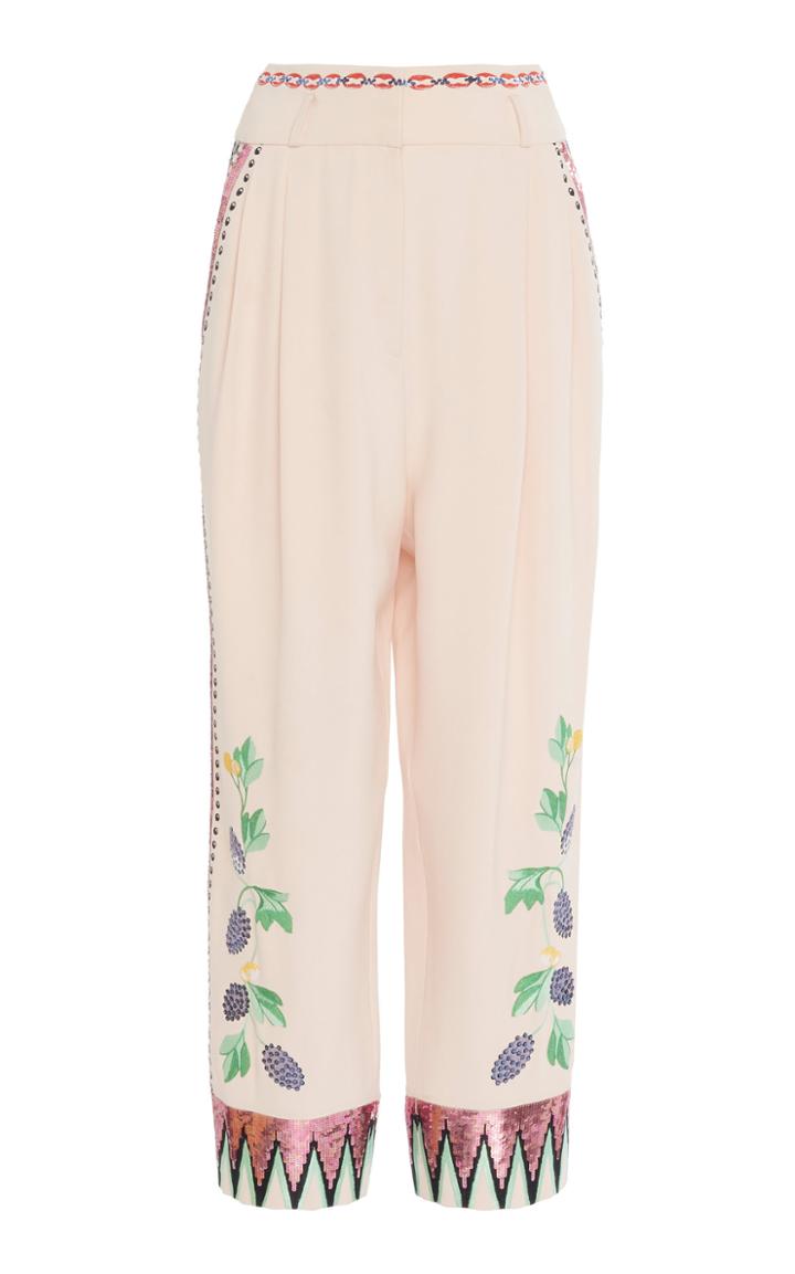 Temperley London Clement Wide-leg Crepe Pants