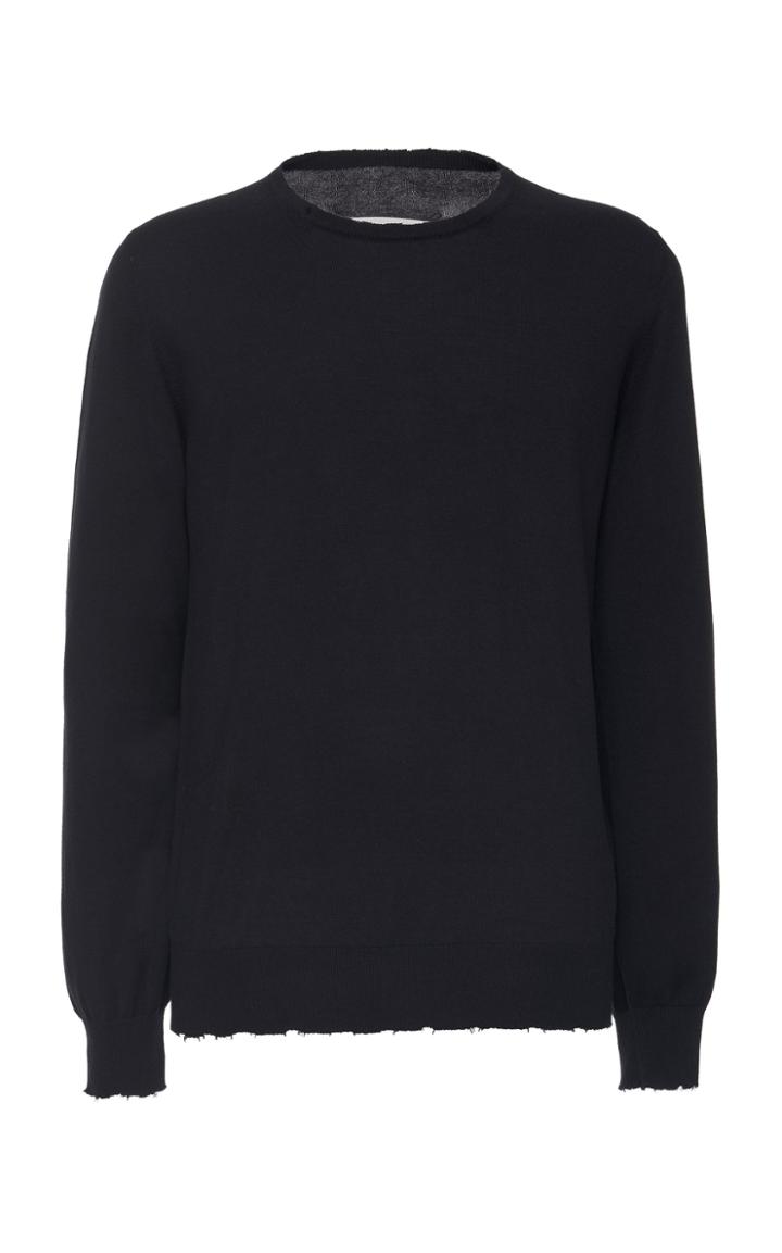 Maison Margiela Crewneck Wool-jersey Sweater