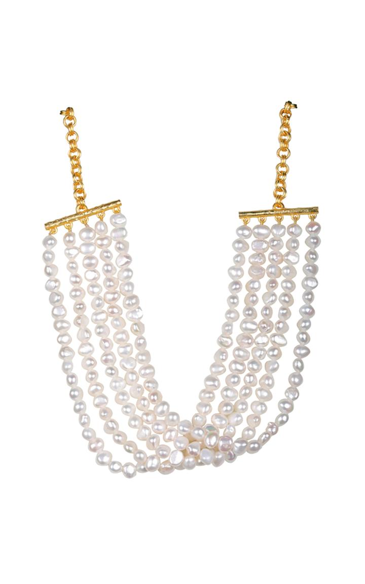 Moda Operandi Valre Pearl-embellished Rilla Choker