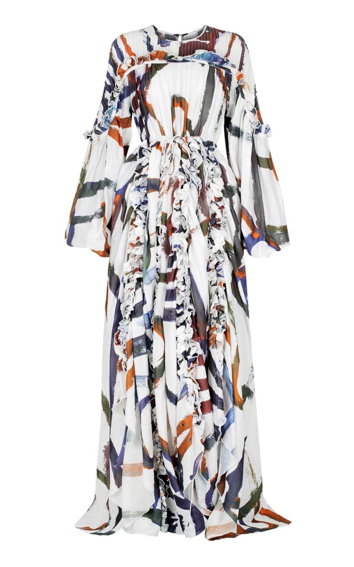 Aje Calotis Balloon Sleeve Gown