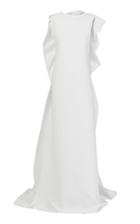 Maticevski Ruffled Crepe Gown