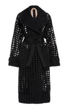 N21 Alba Eyelet Trench Coat