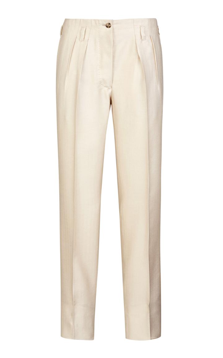 Giuliva Heritage Collection Gastone High-rise Silk Cashmere-blend Pant