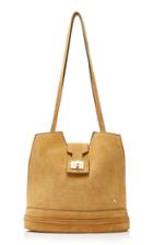 Manu Atelier Hobo Suede Shoulder Bag