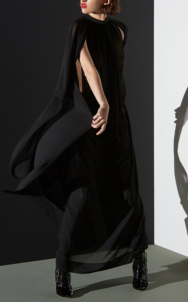 Antonio Berardi Cape Effect Gown