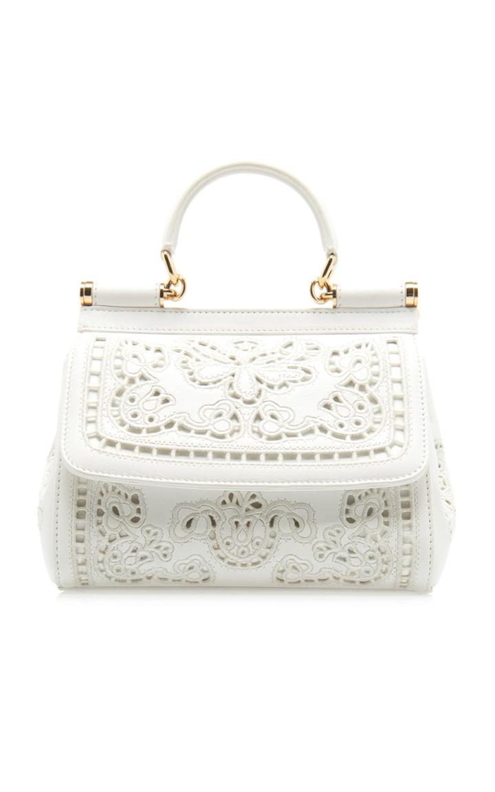 Dolce & Gabbana Sicily Small Leather Shoulder Bag