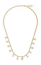 Moda Operandi Jenna Blake 18k Yellow Gold Bezel Set Diamond Fringe Necklace