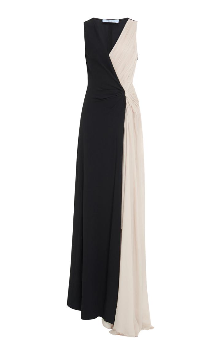 Blumarine Sleeveless Ruched Gown
