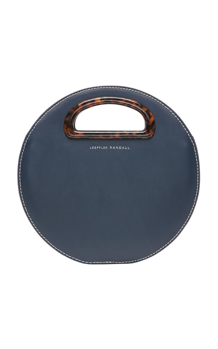 Loeffler Randall Indy Circle Leather Crossbody Bag